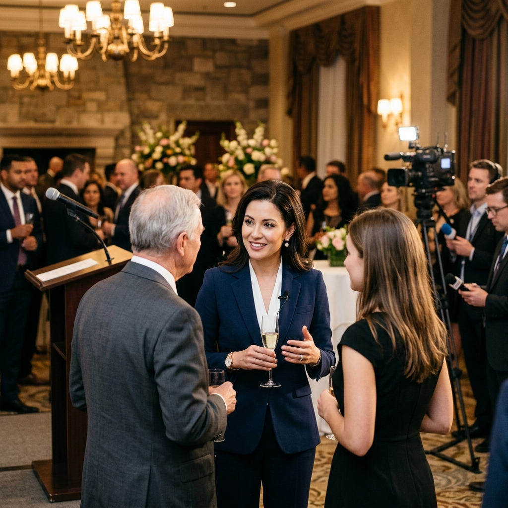 Business etiquette and protocol training for public figures and executives